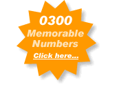 0300 Memorable Numbers - Click here...